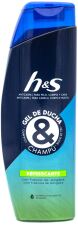 Gel de Ducha y Champú Anticaspa Refrescante 300 ml