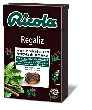 Caramelos sin azúcar Regaliz 50 gr