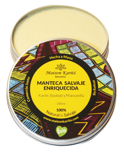 Manteca de Karité Salvaje Bio Lata Aluminio 100 ml