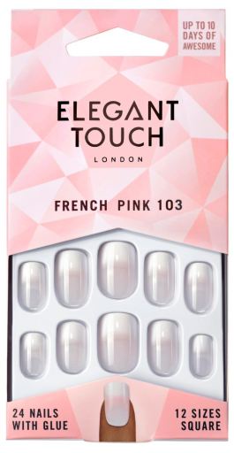 French Pink 103 Uñas Postizas 24 uds