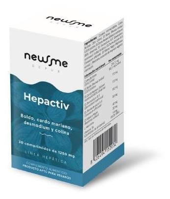 Hepactiv 1250 mg 30 Comprimidos