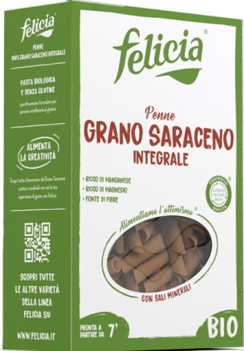 Pasta Penne Grano Sarraceno Integral 250 gr