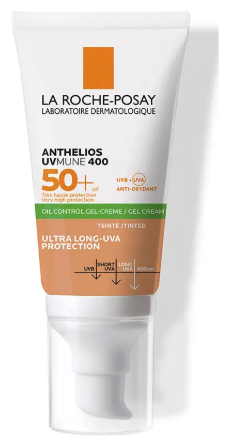 Anthelios Gel Toque Seco con Color Anti-Brillo SPF 50+ 50 ml