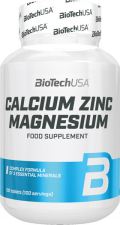 Calcium Zinc Magnesium 100 tabletas