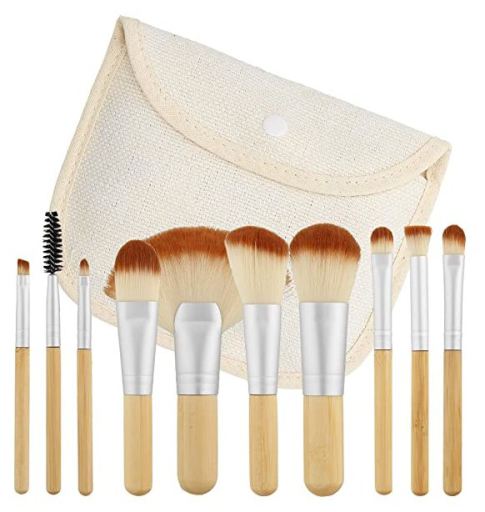 Set Brochas de Maquillaje Bamboo