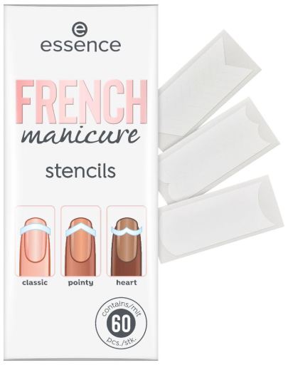 French Manicure Plantillas para Manicura 01 Walk The Line 60 piezas