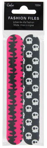 Lima de Uñas Fashion Skull Pink 2 piezas