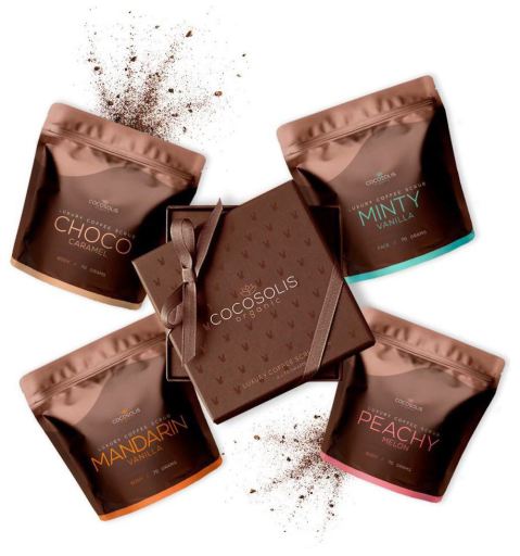 Luxury Coffee Caja de Exfoliantes 4 x 70 gr