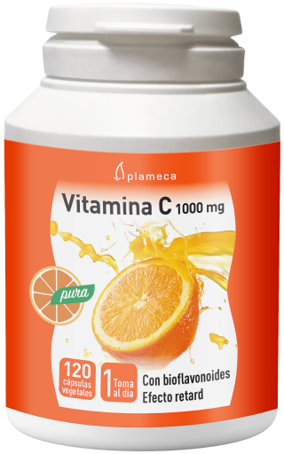 Vitamina C Pura 1000 Mg 120 Cápsulas Vegetales