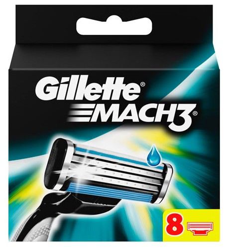 Recambio de Cuchilla Mach 3 8 uds