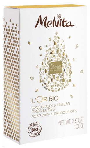 Jabón L'Or Bio con 5 aceites preciosos 100 gr