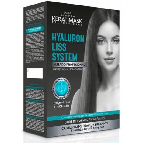 Kit de Alisado Hyaluron Liss System keratimask professional