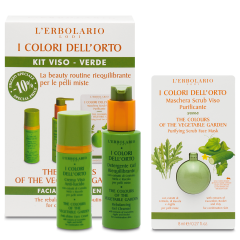 I Colori dell'Orto Kit Facial Verde 3 Unidades