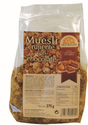 Muesli Crujiente con Chocolate 375 gr