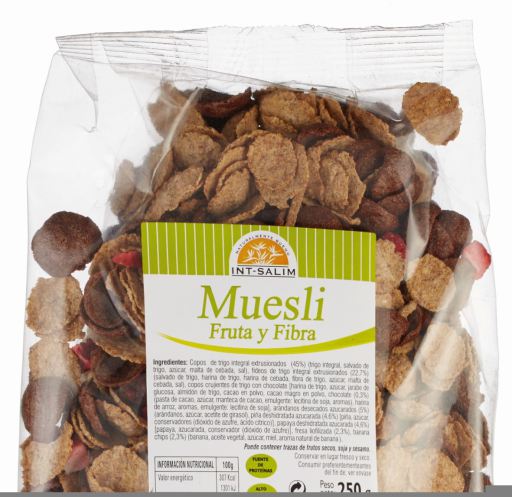 Muesli Fruta y Fibra 250 gr