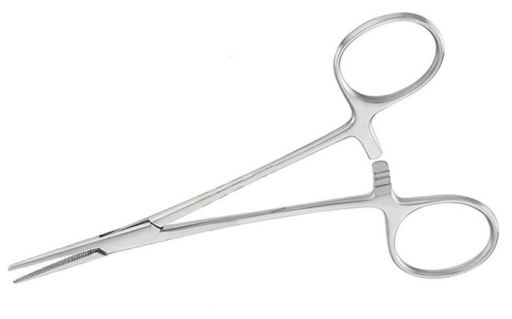 Pinza Mosquito Recta con dientes Weber-Dimallent 12,5 cm