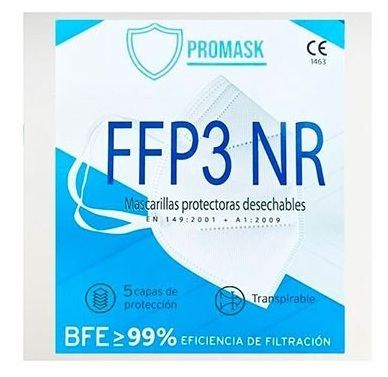 Mascarilla FFP3 Blanca