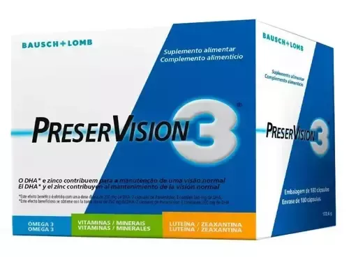 Preservisión 3 180 Cápsulas