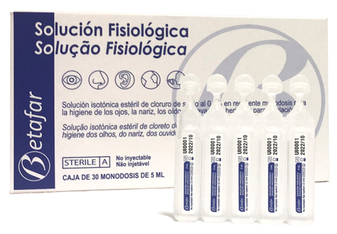 Suero Fisiologico 30 Monodosis 5Ml