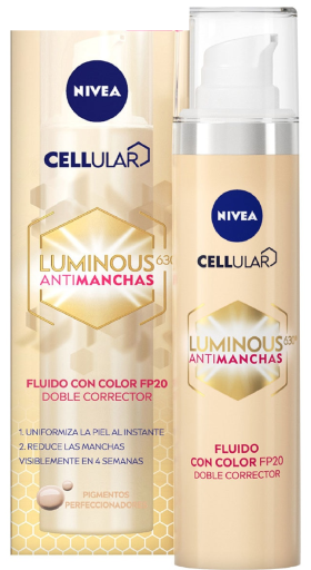 Luminous 630º Fluido con Color Antimanchas Spf20 40 ml
