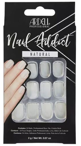 Nail Addict Natural Uñas Postizas Cuadrado