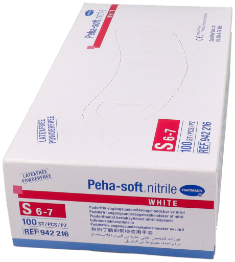 Guantes Soft Nitrile Blanco 100 uds