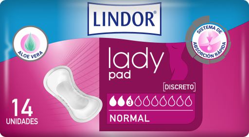 Lady pad Normal 3 Gotas 14 uds