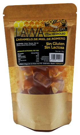 Caramelos Miel de Romero y Propoleo Bolsa 100 gr