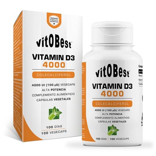 Vitamina D3 100 Cápsulas