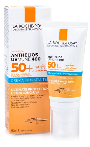 Anthelios UVMune 400 Crema Hidratante con Color SPF50+ 50 ml