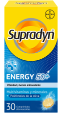 Energy 50+ 30 Comprimidos Efervescentes