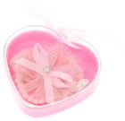 Cajita Forma de Corazón con Clip para el Cabello + 4 piezas