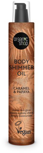 Body Shimmer Aceite Caramelo y Papaya 100 ml