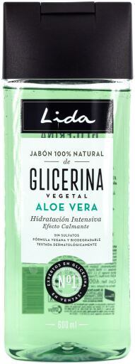 Jabón Corporal de Glicerina y Aloe Vera 600 ml