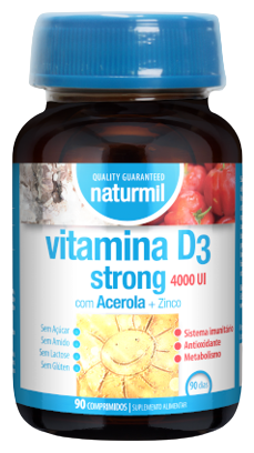 Vitamina D3 Strong 4000 Ui 90 Comprimidos