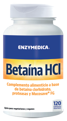 Betaine Hcl 120 Cápsulas