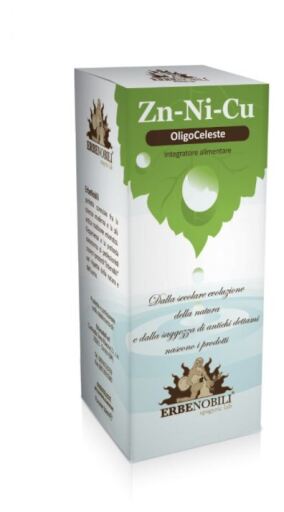 Oligoceleste Zinc, Niquel y Cobre 50 ml