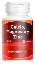 Calcio Magnesio Zinc 1450 Mg 60 Tabletas