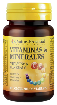 Vitaminas Minerales 60 Comprimidos