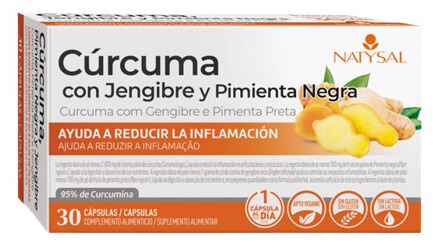 Cúrcuma Jengibre y Pimienta 30 Cápsulas