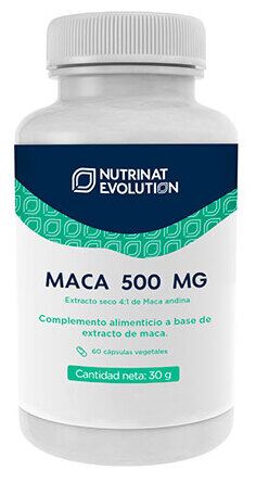 Maca 500 Mg 60 Cápsulas Vegetales