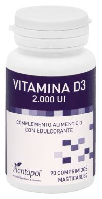 Vitamina D3 Masticable 90 Comprimidos