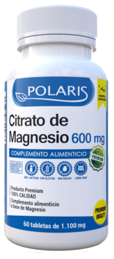 Citrato Magnesio 600 mg 60 Comprimidos