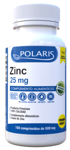 Zinc 25 mg 150 Comprimidos