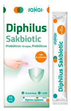 Diphilus Sakbiotic 15 Sobres
