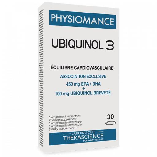 Physiomance Ubiquinol 3 30 Cápsulas