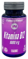 Vitamina B12 1000 mg 60 Cápsulas