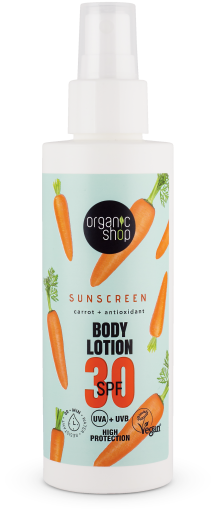 Sunscreen Loción Corporal con Zanahoria SPF 30 150 ml