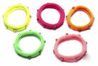 Gomas para el Cabello con Piedritas de Colores Surtidos 5 Unidades
