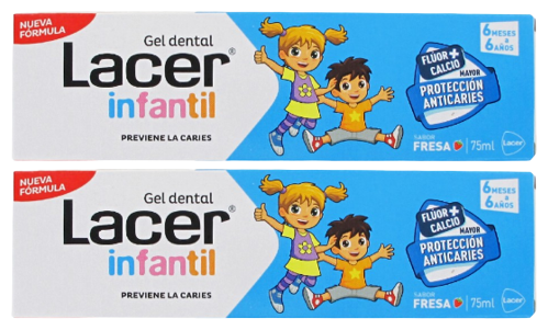 Infantil Gel Dental Fresa Duplo